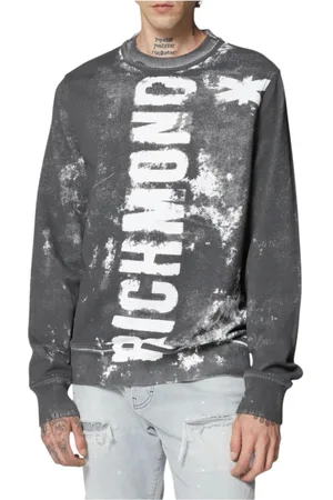 John Richmond Uomo, Felpe, Grigio, M, new
