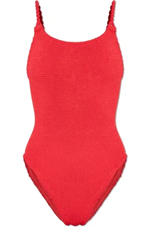 Hunza G Donna, Costumi da bagno, Rosso, Taglia unica, new