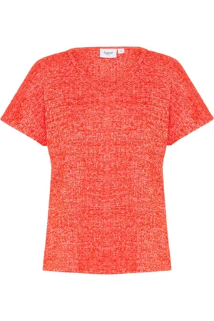 Saint Tropez Donna, Top, Rosso, L, new