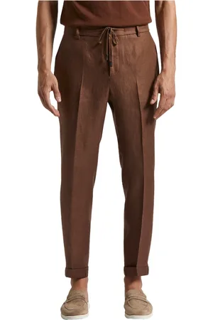 PESERICO SIGN Uomo, Pantaloni, Marrone, 2Xl, new