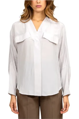 TELA Donna, Camicette , Grigio, M, new