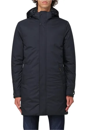 MOORER Uomo, Cappotti, Blu, L, new