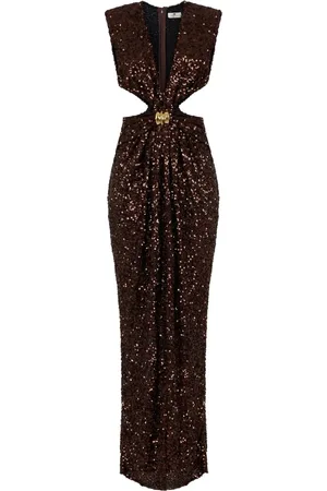 Elisabetta Franchi Donna, Abiti, Marrone, L, new