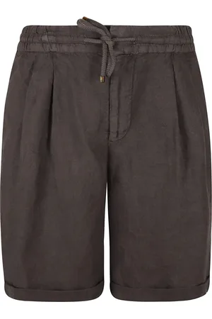 Brunello Cucinelli Uomo, Pantaloncini, Marrone, L, new