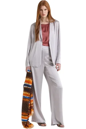 Maliparmi Donna, Pantaloni, Grigio, L, new