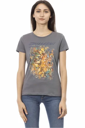 Trussardi Donna, Top, Grigio, S, new