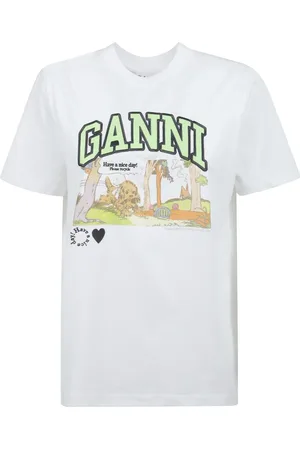Ganni Donna, Top, Bianco, S, new