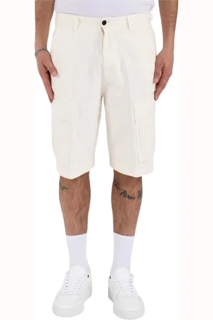 Dondup Uomo, Pantaloncini, Bianco, W34, new