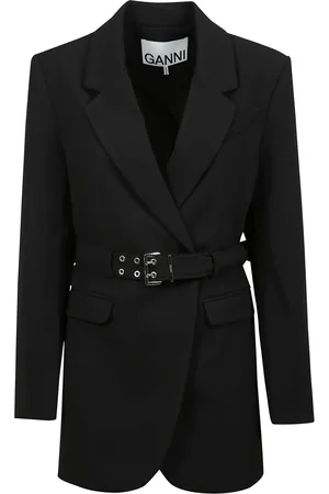 Ganni Donna, Giacche, Nero, S, new