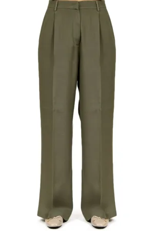 MOMONÍ Donna, Pantaloni, Verde, XL, new