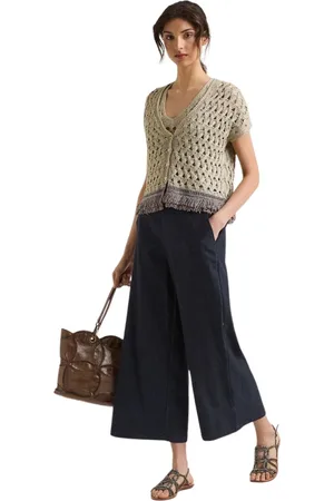 Maliparmi Donna, Pantaloni, Blu, M, new