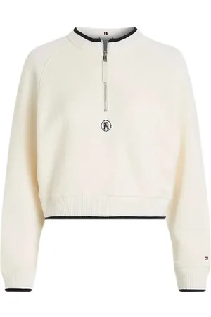 Tommy Hilfiger Donna, Maglie, Bianco, L, new