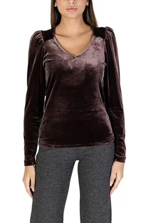 B YOUNG Donna, Top, Marrone, M, new