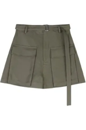 TELA Donna, Pantaloncini, Verde, S, new