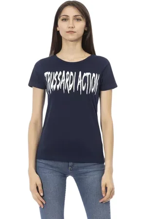 Trussardi Donna, Top, Blu, M, new