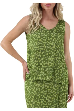 Manila Grace Donna, Top, Verde, S, new