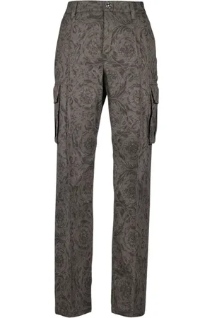 VERSACE Uomo, Pantaloni, Grigio, S, new