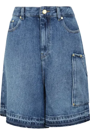 Ganni Donna, Pantaloncini, Blu, W27, new