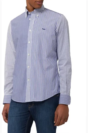 HARMONT&BLAINE Uomo, Magliette, Blu, L, new