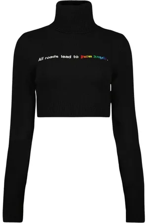 Palm Angels Donna, Maglie, Nero, M, new