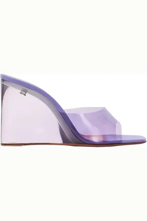 Amina Muaddi Donna, Scarpe, Viola, 39 EU, new