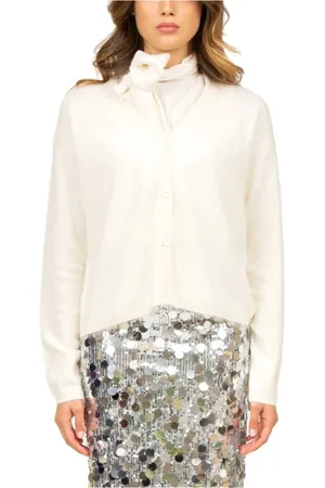 SEMICOUTURE Donna, Maglie, Bianco, M, new