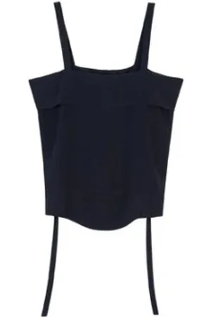 TELA Donna, Top, Nero, XS, new