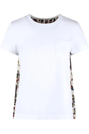 SACAI Donna, Top, Bianco, L, new