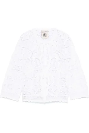 SEMICOUTURE Donna, Maglie, Bianco, M, new