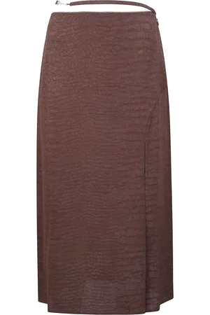 Jacquemus Donna, Gonne, Marrone, M, new