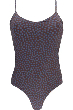 FISICO Donna, Costumi da bagno, Marrone, S, new