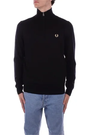 Fred Perry Uomo, Maglie, Nero, M, new