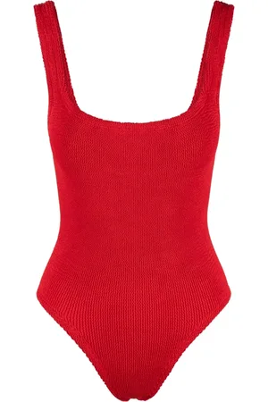 Hunza G Donna, Costumi da bagno, Rosso, Taglia unica, new