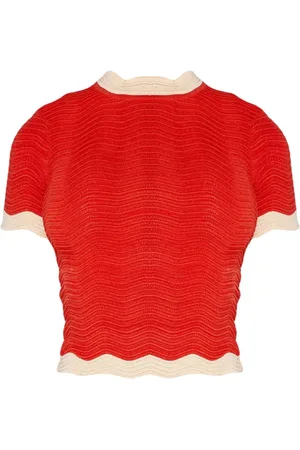 Retrofete Donna, Maglie, Rosso, M, new