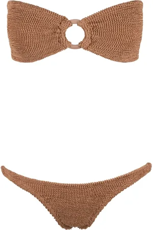 Hunza G Donna, Costumi da bagno, Marrone, Taglia unica, new