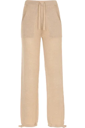 KANGRA CASHMERE Donna, Pantaloni, Giallo, XS, new