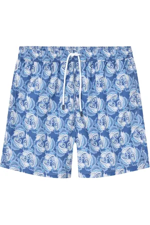 FEDELI Uomo, Costumi da bagno, Blu, 2Xl, new
