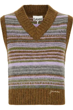 Ganni Donna, Maglie, Multicolore, S, new