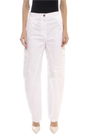 Pinko Donna, Pantaloni, Bianco, XS, new