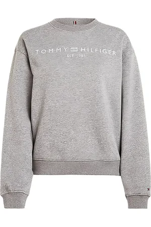 Tommy Hilfiger Donna, Felpe, Grigio, S, new