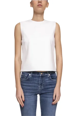 LIVIANA CONTI Donna, Top, Bianco, XS, new
