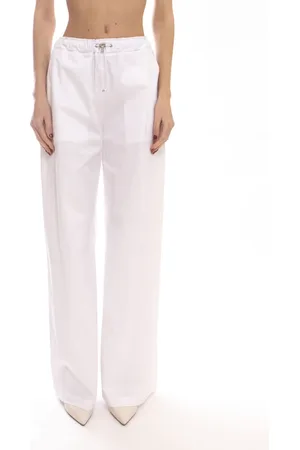 Moschino Donna, Pantaloni, Bianco, S, new