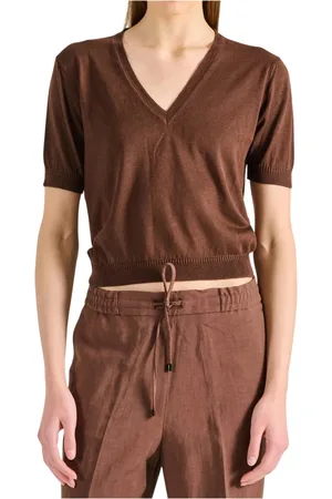 CRUNA Donna, Maglie, Marrone, L, new