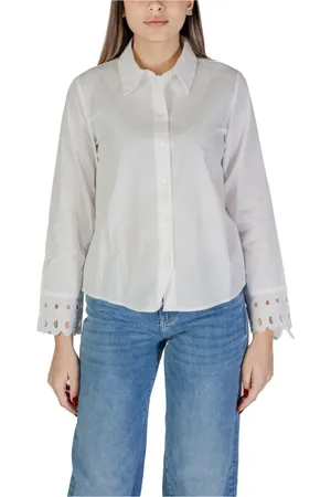 JACQUELINE DE YONG Donna, Camicette , Bianco, L, new