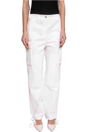 Moschino Donna, Pantaloni, Bianco, 2Xs, new