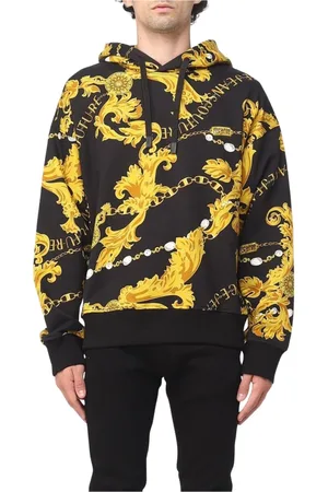 VERSACE Uomo, Felpe, Nero, S, new