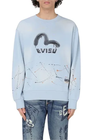Evisu Uomo, Felpe, Blu, L, new