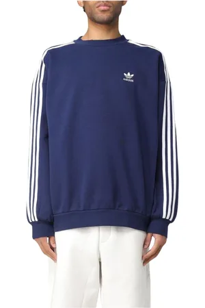 adidas Uomo, Felpe, Blu, XL, new