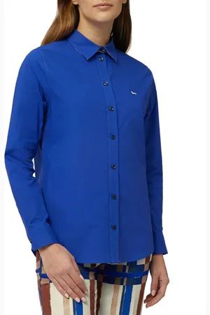 HARMONT&BLAINE Donna, Camicette , Blu, XL, new