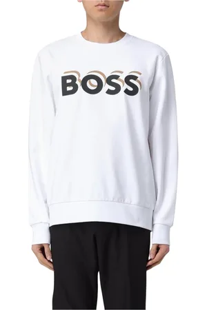 HUGO BOSS Uomo, Felpe, Bianco, M, new